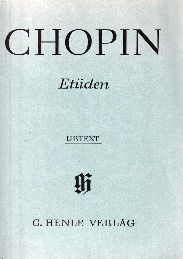 ショパン 練習曲集 Op.10, 25, 3つの新しい練習曲 輸入楽譜 Chopin Etuden ヘンレ Henle 原典版 Urtext  ピアノ・ソロ piano solo